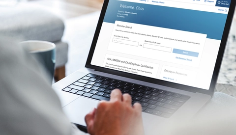 BCBST Employer Portal Dashboard