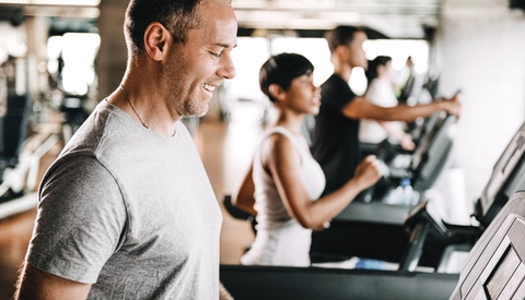 People Running on Treadmills