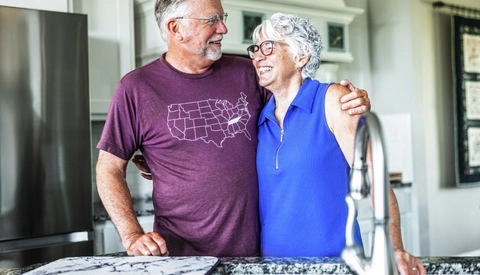Senior Tennessee couple living life in retirement